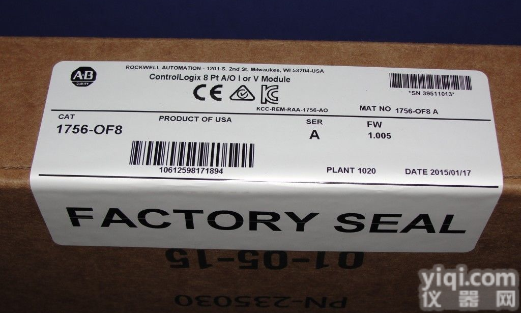 1769-OF2 <em>高性能</em>输出<em>模块</em>