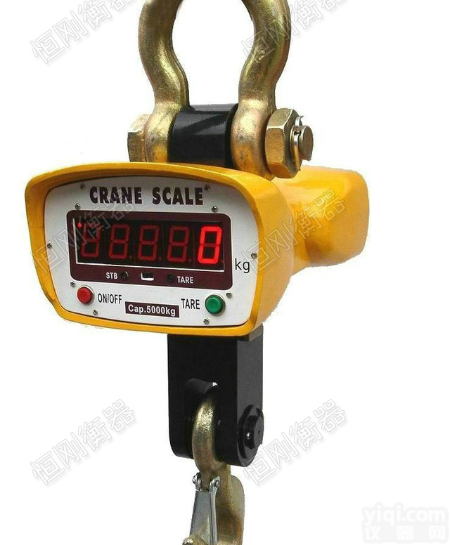 5吨直视电子<em>吊钩</em>称，<em>大屏幕</em>显示<em>吊钩</em>电子称