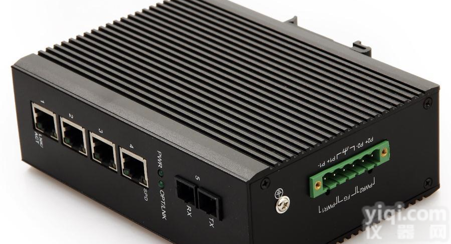 北京<em>汉源</em>高科<em>百兆</em>1光4电宽温<em>工业级</em>POE光纤收发器