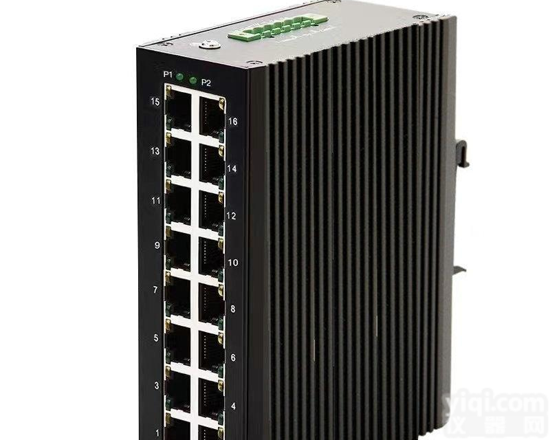 北京<em>汉源</em>高科千兆16口<em>工业级</em>以太网交换机DIN<em>导轨</em>式宽温‐40 ℃ ~ +85 ℃