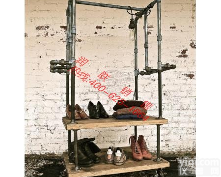 昌邑复古服装<em>展示架</em> loft复古服装<em>展示架</em>批发代理