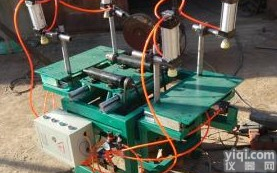 文昌榫槽机打眼机双端铣<em>打孔机</em>钻孔机 燕尾榫槽机的使用方法