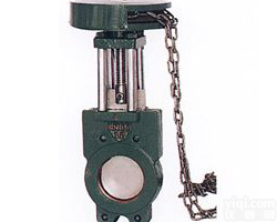 建瓯链轮对夹式刀型<em>闸阀</em>链轮式浆液阀 Z573X-6型铸铁锥<em>齿轮传动</em>对夹式浆液阀总代直销