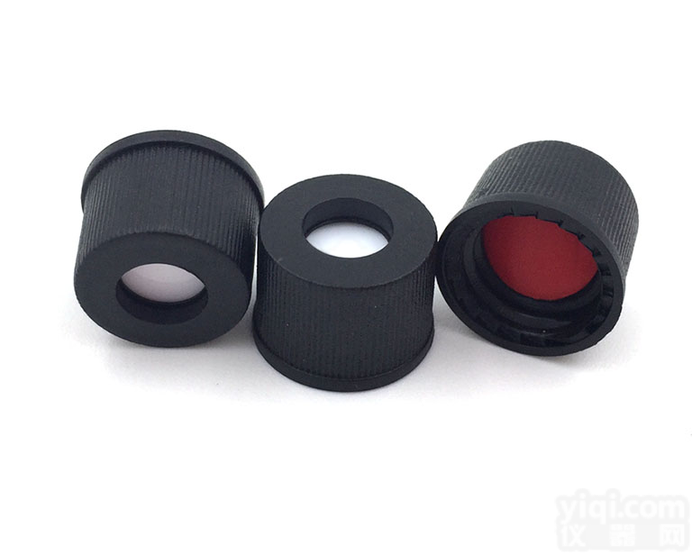 浙江爱吉仁 盖垫配2ml岛津进样瓶8mm 1.5ml进样<em>瓶盖</em>垫PTFE <em>垫片</em>