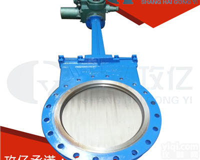 直销<em>闸阀</em>:PZ943H-16c-dn100电动<em>闸阀</em>丨DN500排<em>泥浆</em>电动刀型<em>闸阀</em>