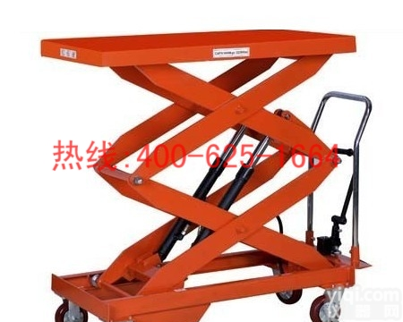 个旧脚踏式升降平台 手动<em>液压</em><em>升降台</em>原装现货