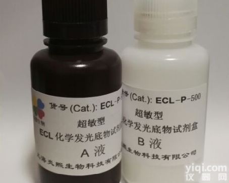 超敏型 ECL<em>化学发光</em>底物试剂盒 皮克级灵敏度 发光信号持久 可反复曝光 保质期超长