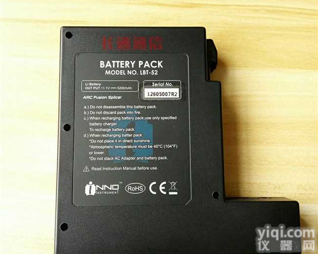 <em>韩国</em>INNO光纤<em>熔接机</em><em>电池</em>IFS-15，IFS-15H，LBT-52