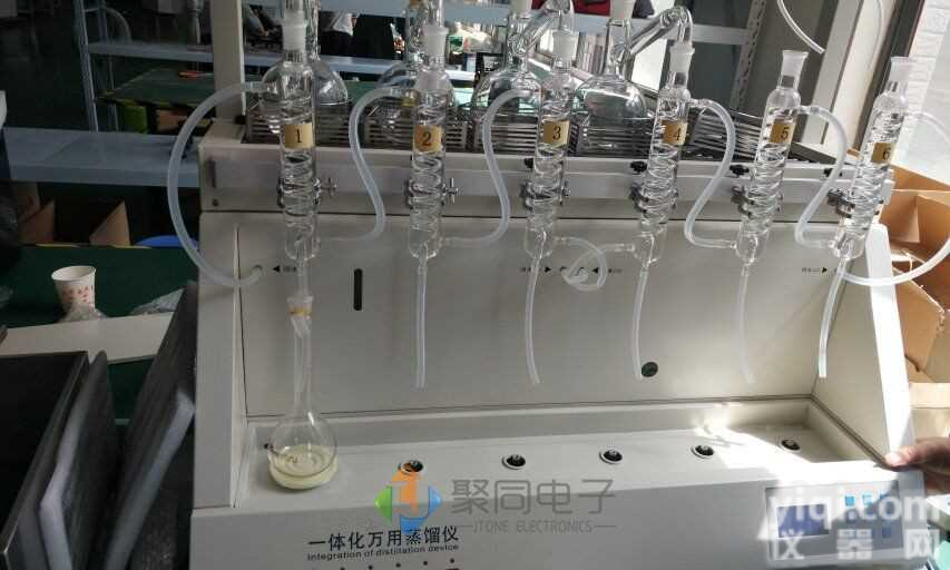 上海简易型全玻璃蒸馏仪<em>JTZL</em>-6C挥发酚<em>蒸馏器</em>