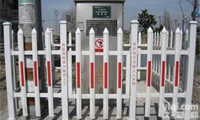 电力变压器塑钢围栏pvc<em>护栏</em>绿化<em>护栏</em> 安全围栏花园草坪防<em>护栏</em>