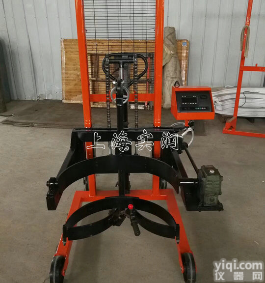 圆桶<em>搬运车</em>叉车<em>电子</em>称 上海<em>油桶</em>倒料<em>电子</em>秤厂家