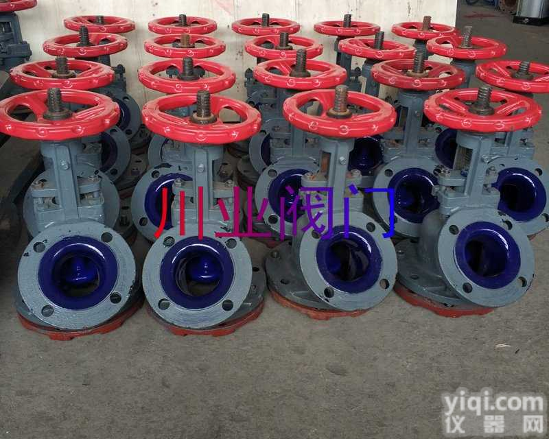 <em>气动</em><em>搪瓷</em>测温<em>放料阀</em> 80/40