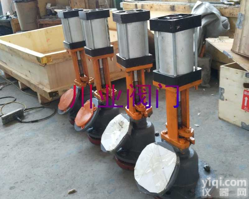 <em>气动</em>常闭<em>搪瓷</em><em>放料阀</em> 125/80