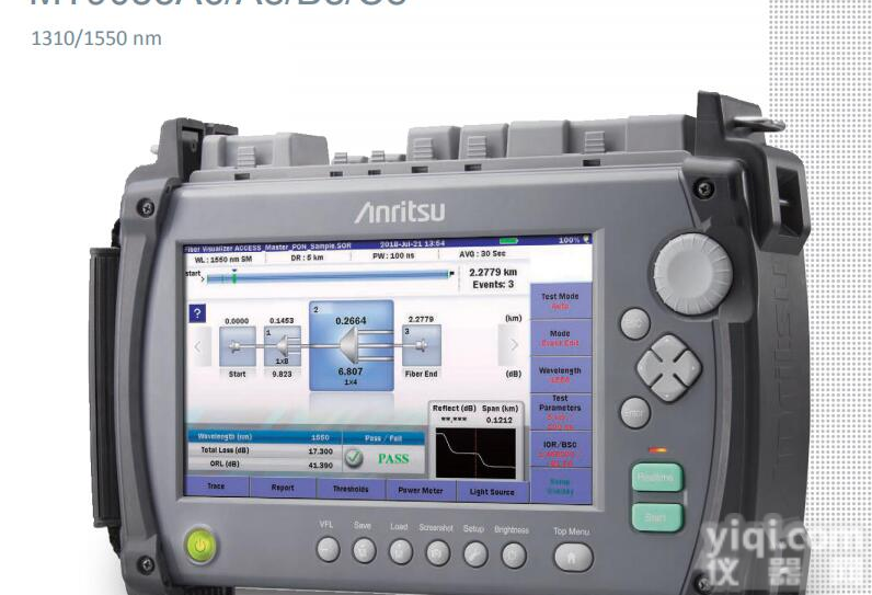 <em>安立</em>MT9085<em>光时域</em>反射仪OTDR