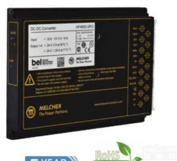 HP<em>系列</em><em>超宽</em>输入 12.5--154VDC铁路专用卡<em>盒式</em>电源