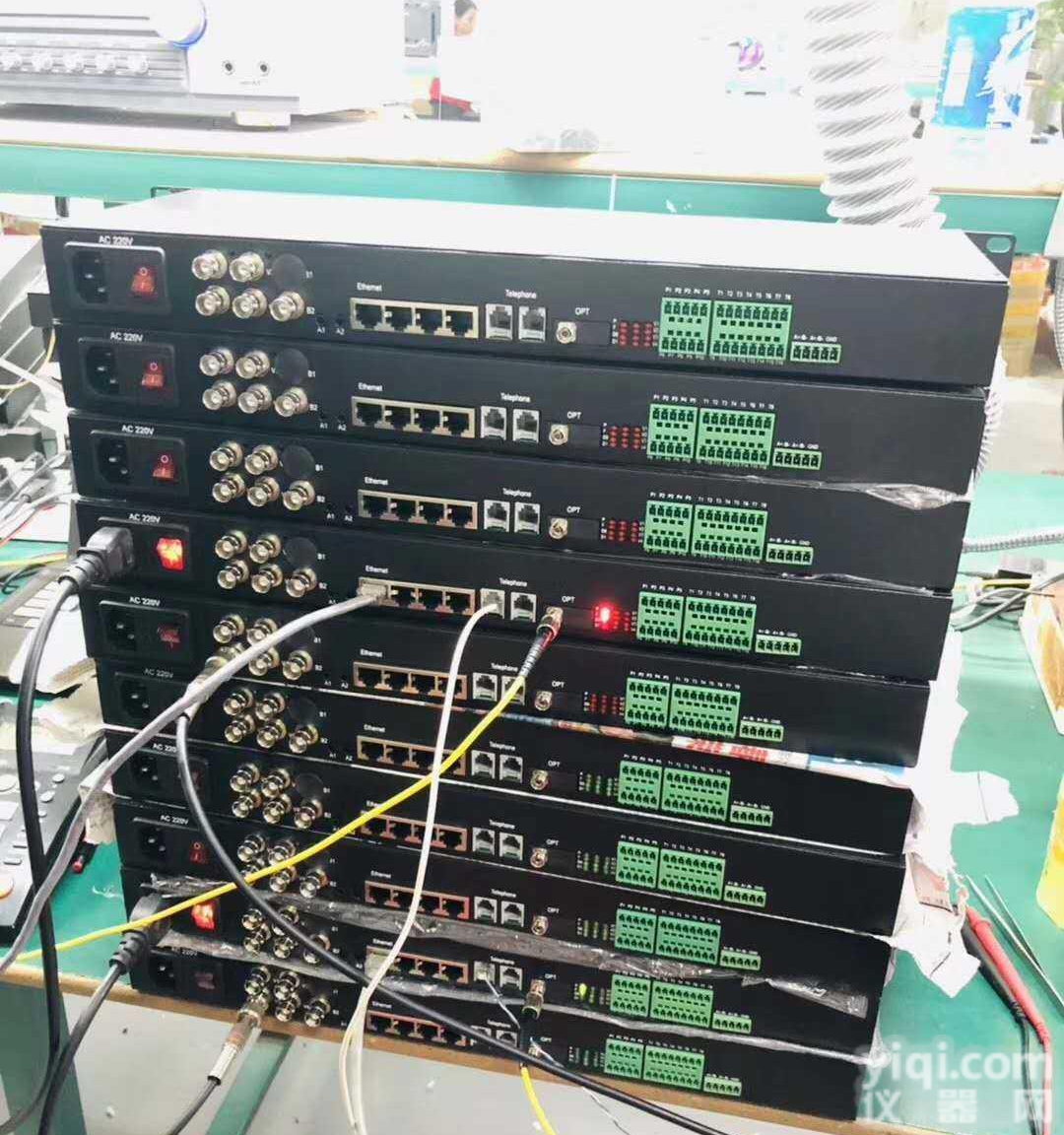 供应汉源高科4路正向<em>视频</em>-8路正向反向开关量1路双向RS485-1路S232；2路电话4路10/100/1000M<em>以太网</em>