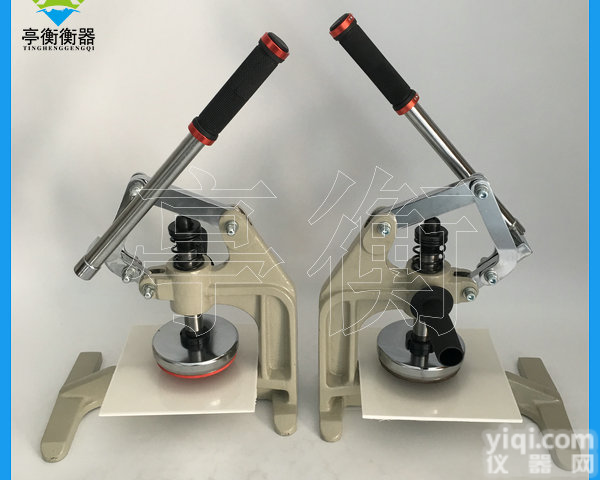 100<em>平方厘米</em>手压克重机，<em>圆形</em>刻重<em>取样</em>刀