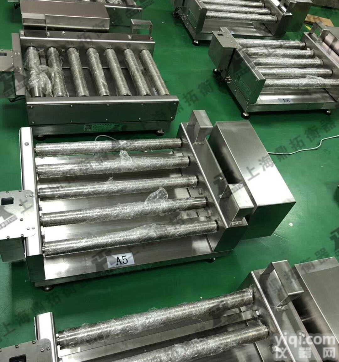 1吨<em>流水线</em>报警<em>辊道</em>秤，蜂鸣报警滚筒称