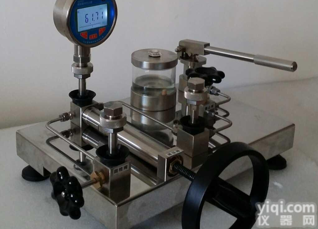 赛<em>斯顿</em>全不锈钢台式<em>手动</em>液（水）压泵  压力表<em>校验台</em>  台式<em>手动</em>液（水）压源 压力源