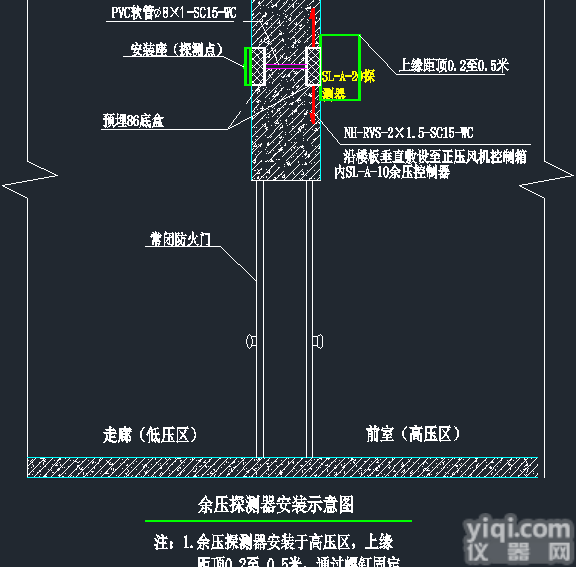 前室<em>楼梯间</em><em>气压</em>传感器