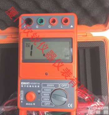 KD2671A<em>绝缘电阻表</em>2500V数字<em>绝缘电阻表</em><em>兆欧表</em>KD2671A