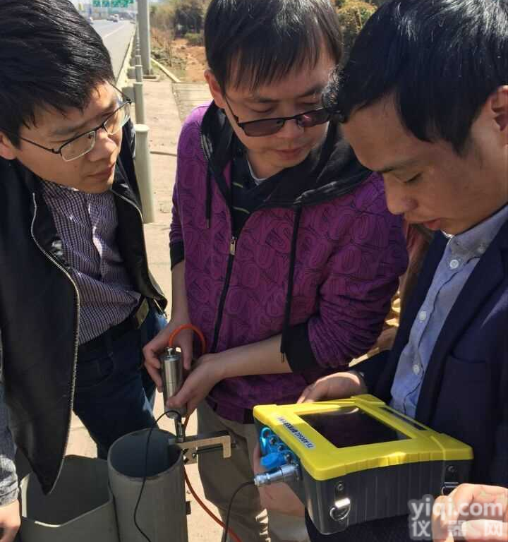 <em>立柱</em>埋深测量仪 钢质<em>护栏</em><em>立柱</em>长度<em>检测仪</em>