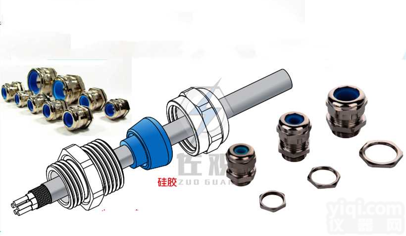 不锈钢防水电缆格兰头  <em>电机</em><em>接线</em>盒防爆电缆格兰头