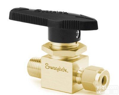 进口黄铜球阀，NPT外<em>螺纹</em>x世伟<em>洛克</em>卡套管<em>接头</em>