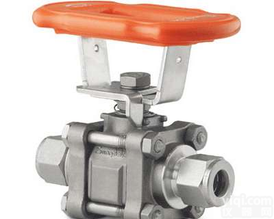 美国不锈钢 3件式 60<em>系列</em>球阀， <em>加强型</em>PTFE阀座，椭圆手柄