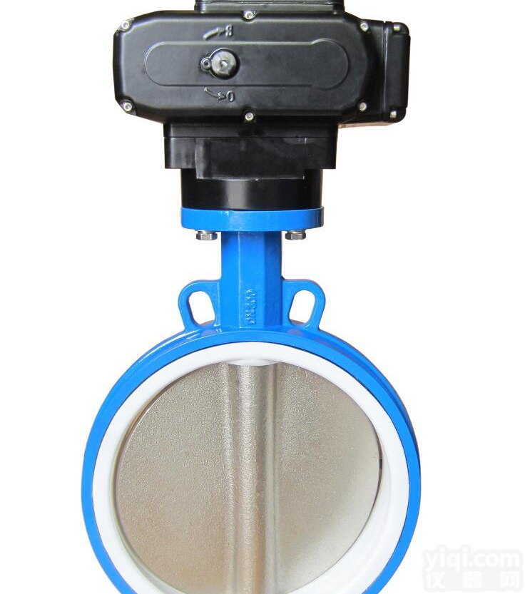 <em>电动衬氟蝶阀</em> 电动衬氟对夹蝶阀 D971F-16Q