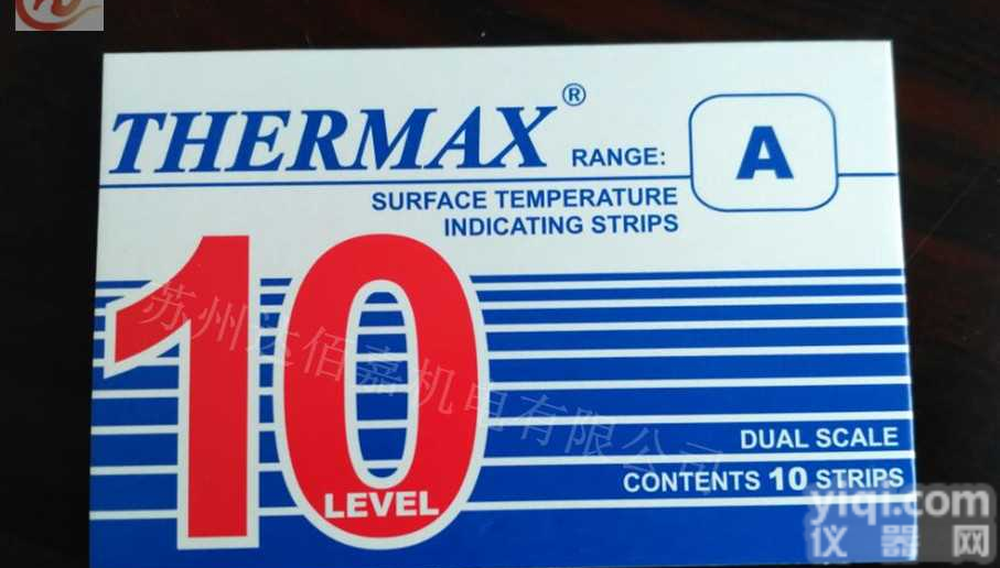 原装英国THERMAX<em>测温</em>纸<em>热敏</em>试纸变色温度标签示温纸10A:40-71℃