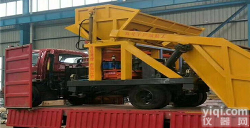 涵洞防护<em>吊装</em>式<em>喷浆</em><em>机组</em>实拍图片