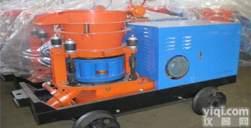 高沼矿井<em>干式</em><em>喷射机</em>实拍图片