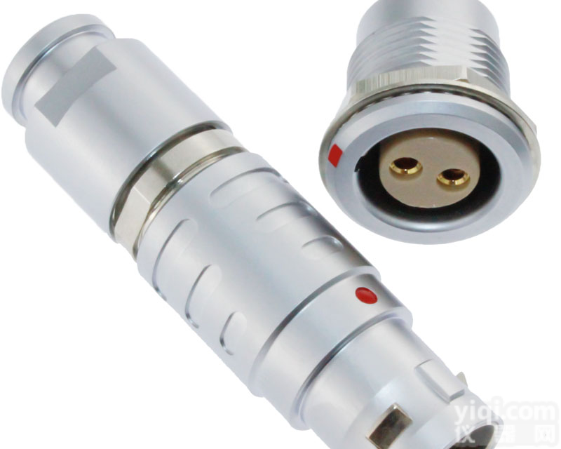 长方捷连接器 2芯塑料金属圆型推拉自锁插头插座 电子<em>仪器仪表</em>测试<em>线束</em> 电源信号线