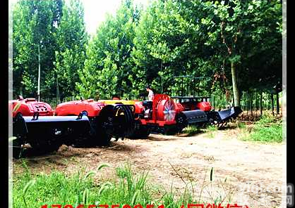 <em>一机多用</em>旋耕开沟割草打药回填施肥运输起垄果园管理<em>一体机</em>