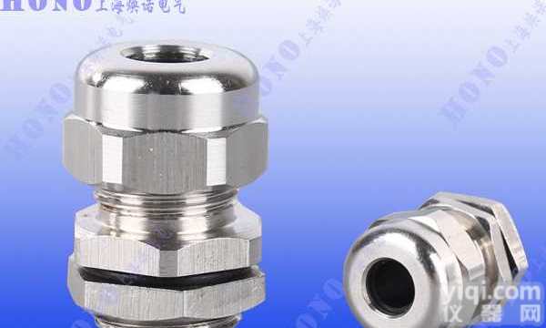 上海焕诺电气HONO不锈钢电缆<em>接头</em>，不锈钢防水<em>接头</em>，不锈钢<em>格兰</em>头，不锈钢电缆固定锁紧<em>接头</em>，穿线防水固定头，不锈钢填料函