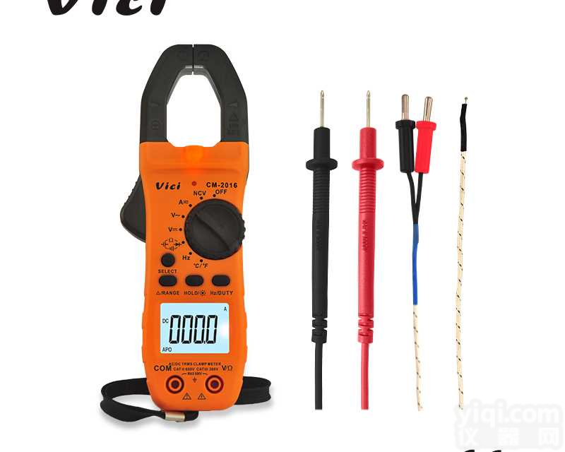 VICI维希 6000显示真<em>有效值</em>数字<em>交直流</em>钳形表 NCV