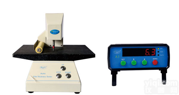 德准全自动薄膜<em>测厚仪</em>电池隔膜塑料电容<em>锡箔</em>测厚计<em>测厚仪</em>