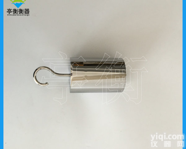 一头带<em>钩子</em>的<em>砝码</em>，1kg单<em>挂钩</em><em>砝码</em>