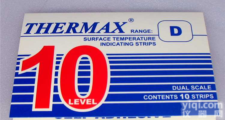 恩慈代理10格D温度标签188-249度英国TMC<em>测温</em><em>贴纸</em><em>感温</em>贴
