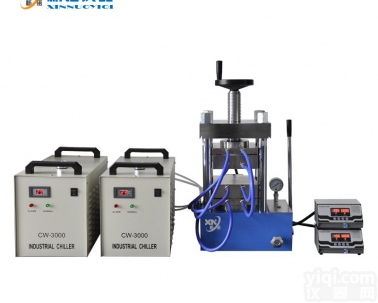 30吨 双平板<em>手动</em><em>热压机</em> 高温型500°C <em>手动</em>热压粉末压样成型机