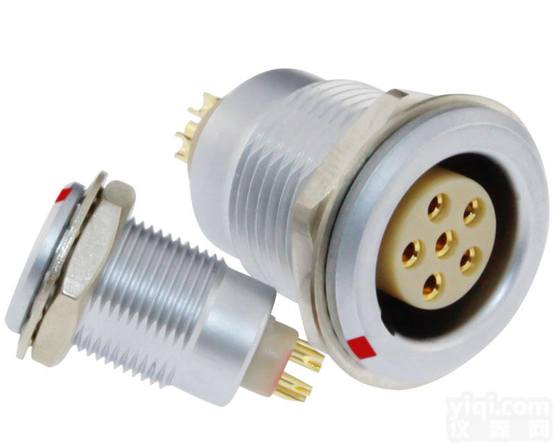 沿溪<em>连接器</em>6芯母座航空航天接插件 仪器仪表信号传输采集器 工业设备连接口<em>线束</em>