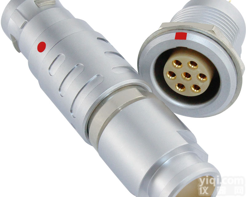 长方捷连接器 7芯塑料金属圆型推拉自锁插头插座 电子<em>仪器仪表</em>测试<em>线束</em> 电源信号线