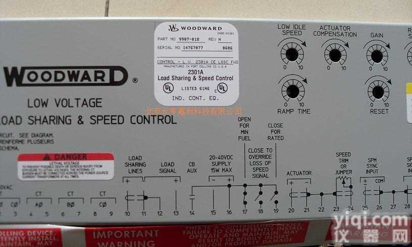 woodward<em>9907</em>-018 woodward <em>2301A</em>控制器 -原装进口