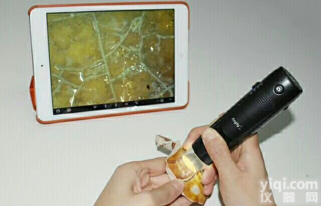 古陶瓷老化痕迹鉴定,古瓷器微观痕迹鉴定<em>显微镜</em>3R-<em>WM401WIFI</em>