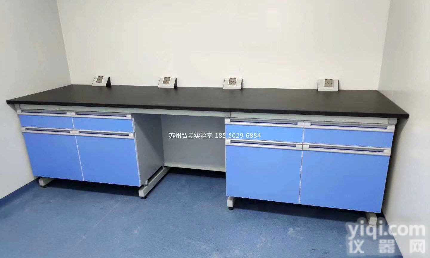 苏州<em>实验台</em>生产厂家通风柜苏州弘昱<em>实验台</em><em>钢木</em>边台台理化板耐酸碱器皿柜厂家直销