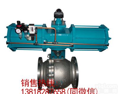 不锈钢气动球阀 AW<em>气缸</em> 可带<em>电磁阀</em> 限位开关 气源减压过滤器