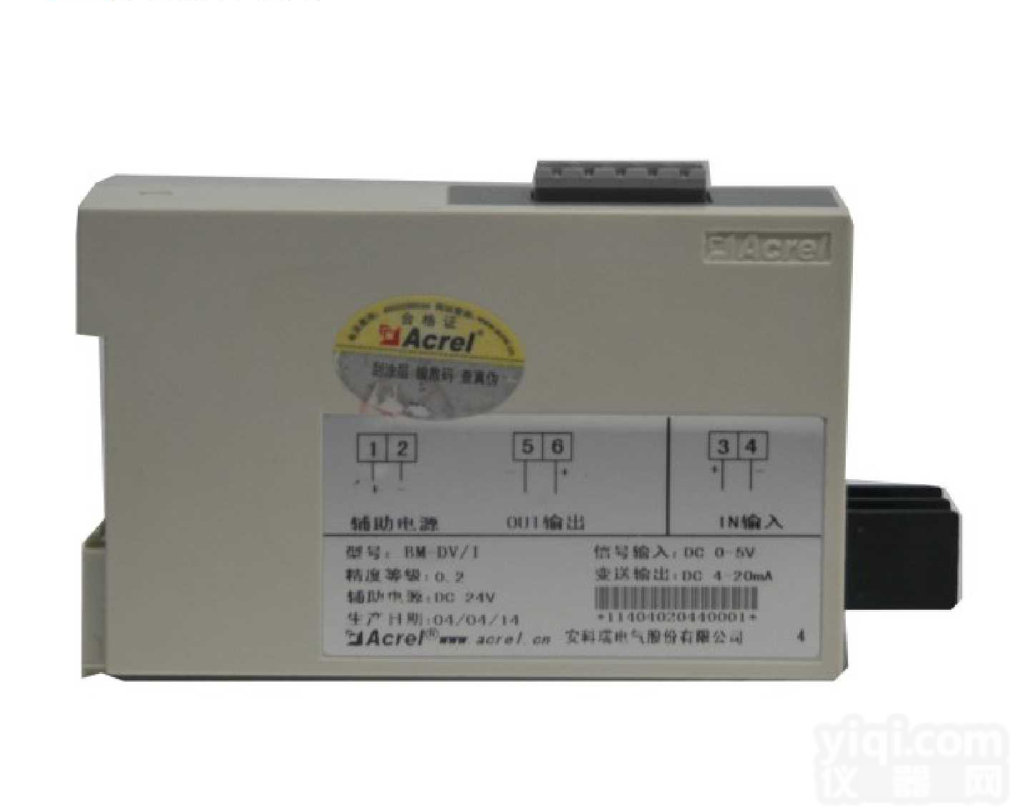 <em>安科</em>瑞BM-DV/J 直流电压越限<em>报警器</em> 双路报警输出