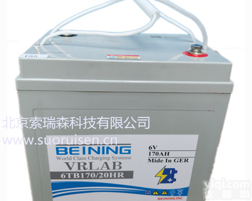 德国北宁<em>蓄电池</em>6TB170/6V170AH<em>动力</em>小车<em>蓄电池</em>