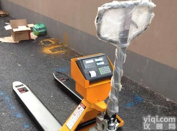 带打印叉车<em>地牛</em>电子秤，<em>不锈</em>钢电子叉车秤